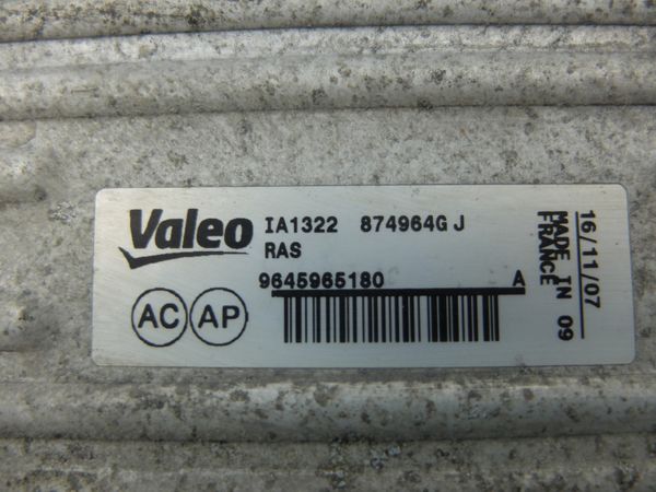 Intercooler   Citroen Peugeot 9645965180 Valeo