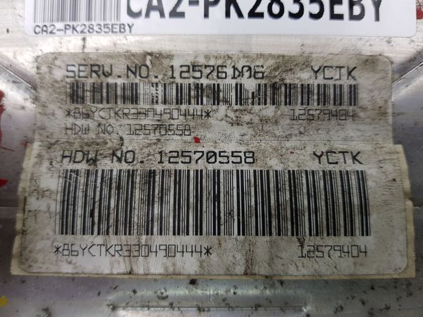 Engine Controller  12576106 YCTK Chevrolet Delphi