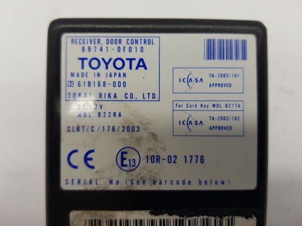 Controller Moduł Toyota 89741-0F010 61B168-000 Tokai Rika