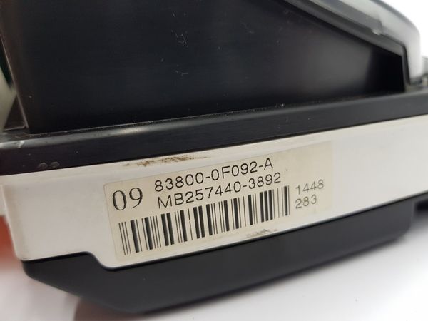 Speedometer/Instrument Cluster  Toyota Corolla Verso 83800-0F092-A