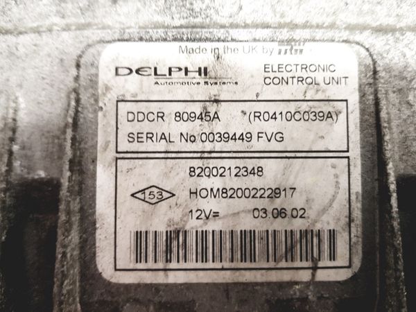 Controller  8200212348 8200222917 R0410C039A Renault Delphi 4126