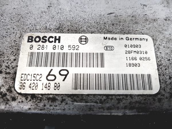 Controller  0281010592 9642014880 28FM0310 PSA Bosch 2874