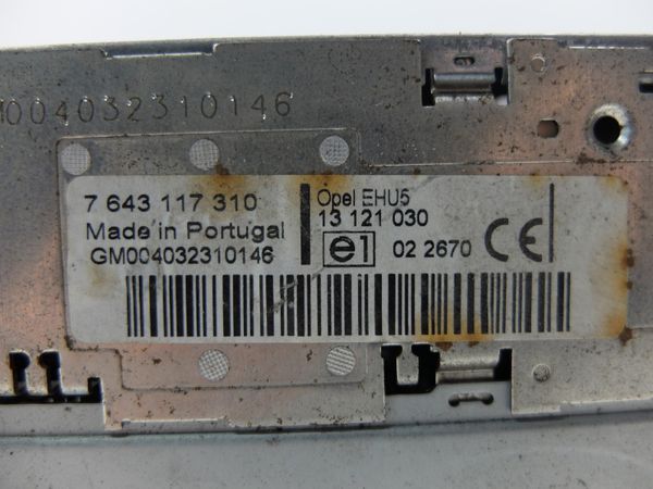 Cd Radio Player  Opel 13121030 CDC40 Opera Blaupunkt 1098