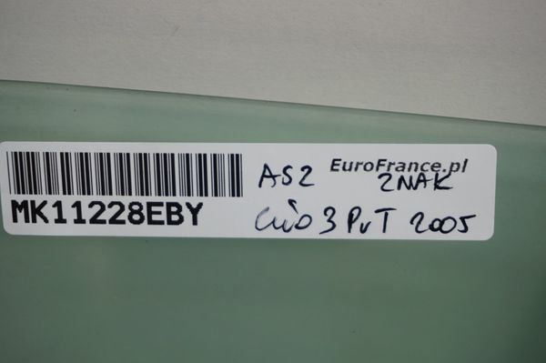 Door Window Right Rear Renault Clio 3 Hatchback 5D AS2 2005 8200427730