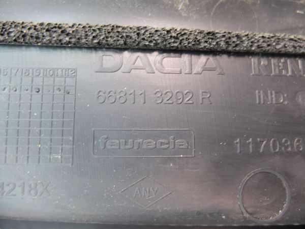 Cowl Panel  Dacia Logan 2 Sandero 2 668113292R 0km
