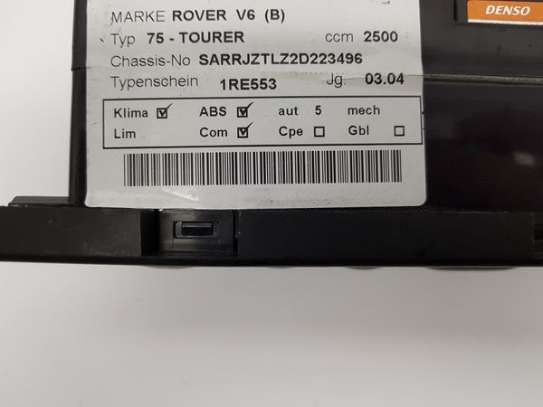 Heater Control Unit Rover 75 101785 1464308910