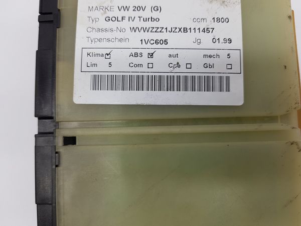 Heater Control Unit 5HB00761710 3B1907044B VW Golf 4