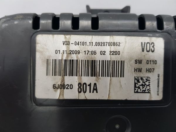Speedometer/Instrument Cluster Seat Ibiza 6J0920801A 18991