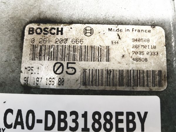 Controller  0261200666 9619719680 26FM0118 MP5.1 PSA Bosch