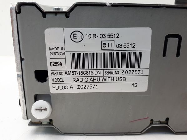 Cd Radio Player Ford Fiesta AM5T-18C815-DN AHU WITH USB