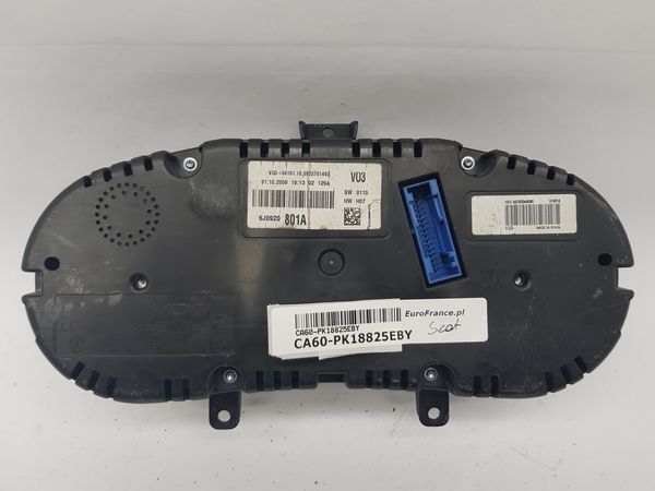 Speedometer/Instrument Cluster Seat Ibiza 6J0920801A 18825