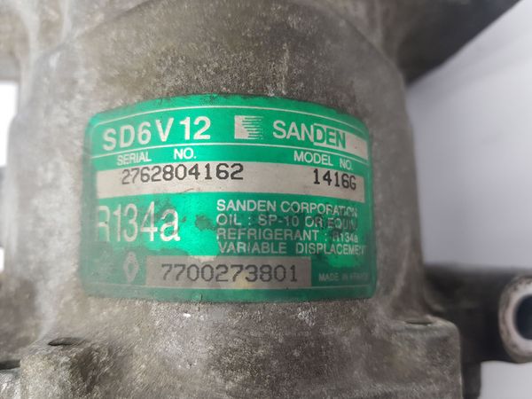 Air Con Compressor/Pump Renault 7700273801 SD6V12 1416G Sanden