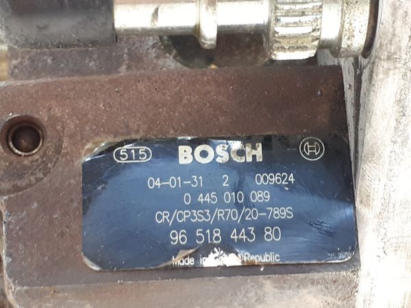 Injection Pump 0445010089 9651844380 Bosch 1.6 TDCI Focus 2 C-Max Ford 2538