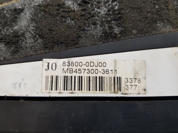 Speedometer/Instrument Cluster Toyota Yaris 83800-0DJ00 838000DJ00 26446