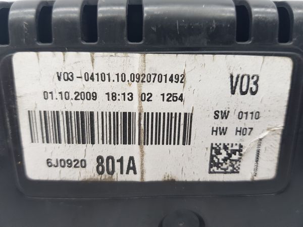 Speedometer/Instrument Cluster Seat Ibiza 6J0920801A 18825