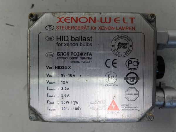 Xenon Converter  -WELT HID35-X BMW 5 E39 8387114 