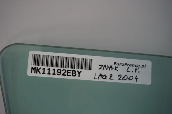 Door Window Left Front Renault Laguna 2 AS2 2004 8200000386
