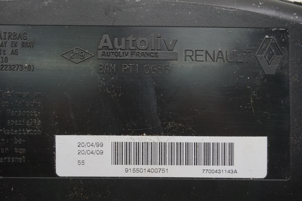 Airbag Right 77000431143A Renault Megane I Scenic I