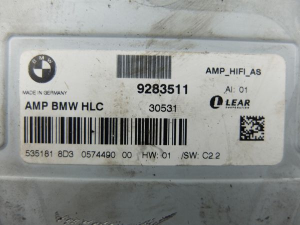Audio Amplifier  BMW 3 F30 9283511 AMP HLC HIFI