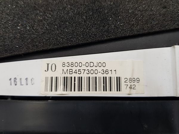 Speedometer/Instrument Cluster  Toyota Yaris 83800-0DJ00 838000DJ00 17581