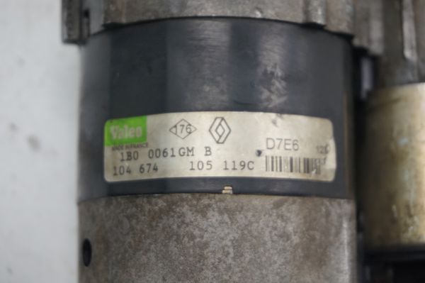 Starter 1,4 1,6 16v 7700104674 Renault Valeo D7E6