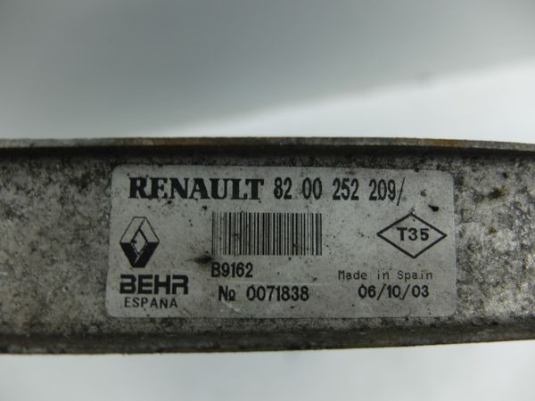 Intercooler   Clio 2 8200252209 B9162 Behr Renault 10902