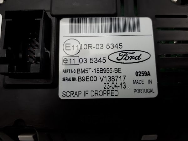 Radio Display Ford Fiesta Kuga Transit BM5T-18B955-BE