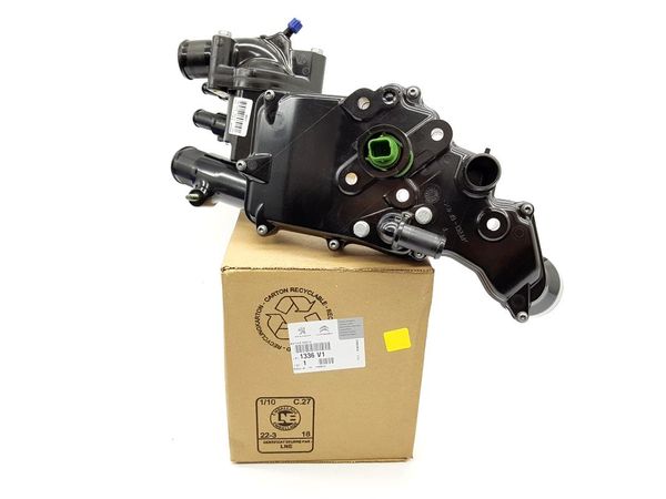 Thermostat Housing  New Original 1336V1 9643212380 2,2 hdi Citroen/Peugeot C5/607