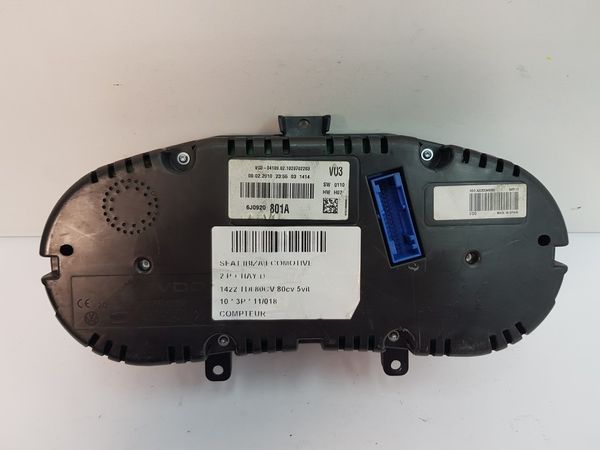 Speedometer/Instrument Cluster  Seat Ibiza 6J0920801A 7855