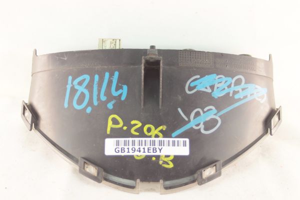 Speedometer/Instrument Cluster  Obrotomierz Peugeot 206 Cabrio  9651740580 1946