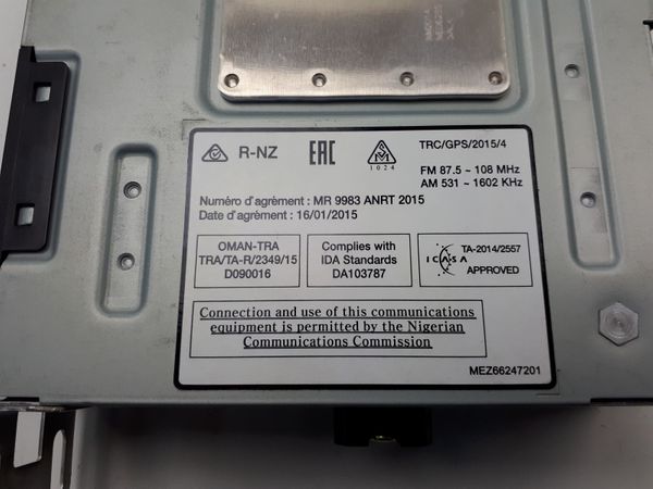 Car Radio Navi Renault Kadjar 281151779R LANR14