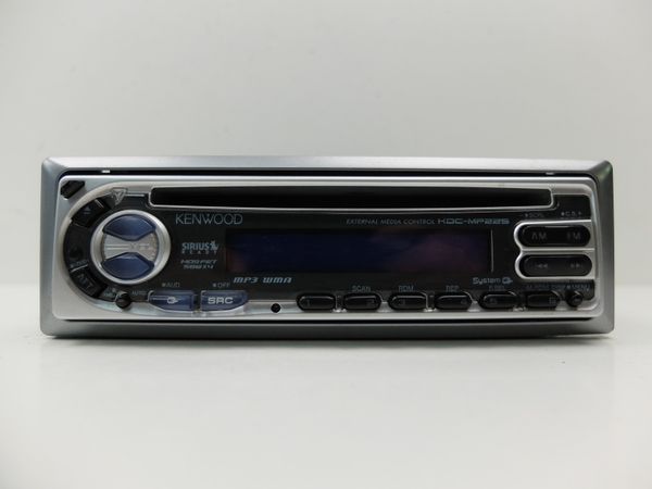 Radio Cd Mp3 Player Kenwood KDC-MP225 SIRIUS