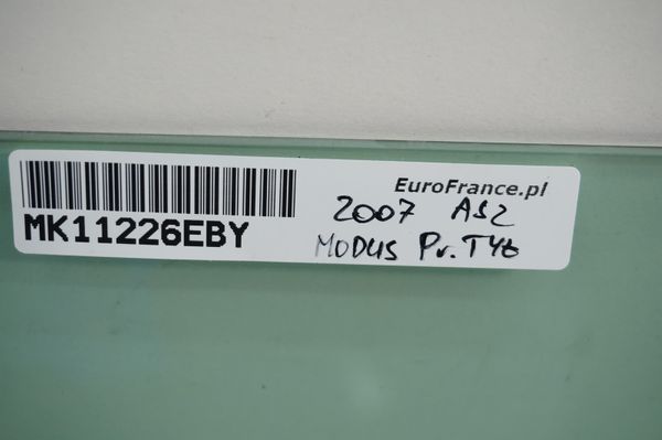 Door Window Right Rear Renault Modus AS2 2007 8200209957