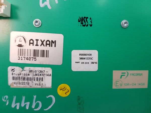 Speedometer/Instrument Cluster  Aixam Coupe 500 2016