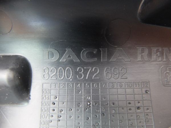Chassis Cover Left Rear Sandero 2 8200372692 Dacia