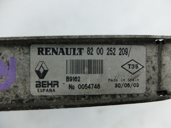 Intercooler   Clio 2 8200252209 B9162 Behr Renault