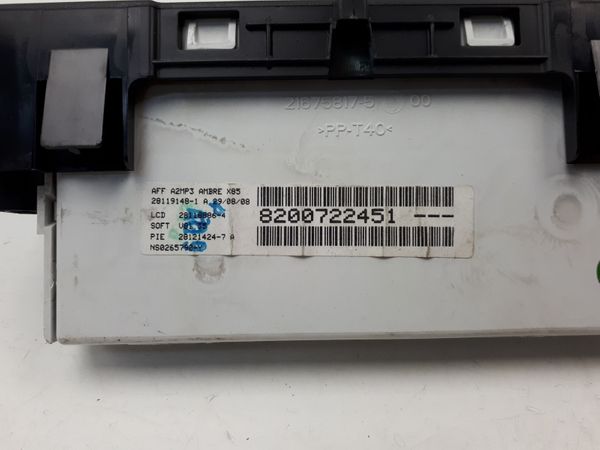 Radio Display Renault Clio 3 8200722451 28119148-1