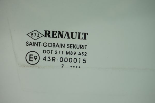Door Window Right Rear Renault Modus AS2 2007 8200209957