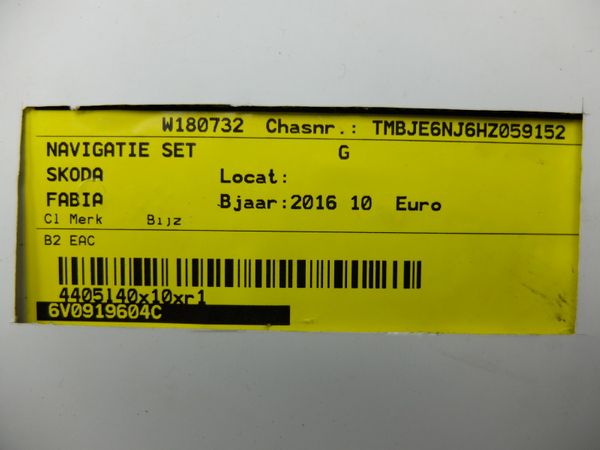 Navigation  MIB STD2 Multimedia Skoda 5Q0035864B 1227
