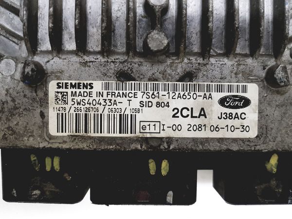 Controller  7S61-12A650-AA 5WS40433A-T SID 804 Ford  Siemens