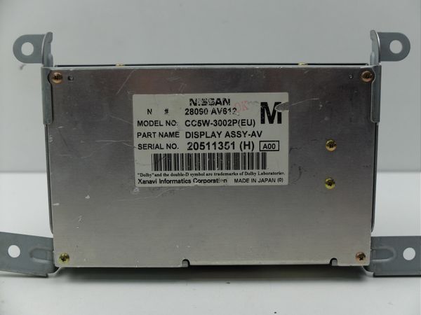 Navigation Display  Nissan Primera P12 28090AV612 CC5W-3002P