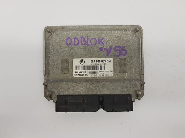 Engine Controller  06A906033DM 5WP40256 Skoda Siemens