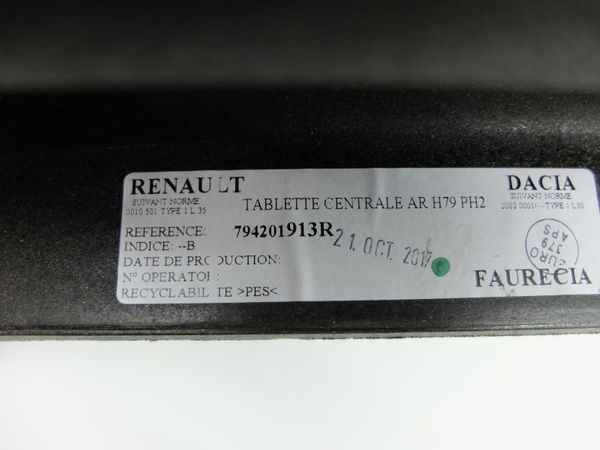 Rear Window Shelf  794201913R Dacia Duster