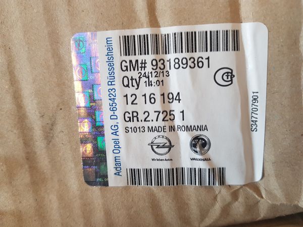 Headlamp Left Opel Corsa D 93189361 1216194
