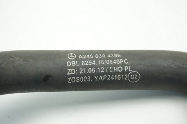 Cooling System Pipe  A2468304396 1,5 CDI A W176 Mercedes-Benz