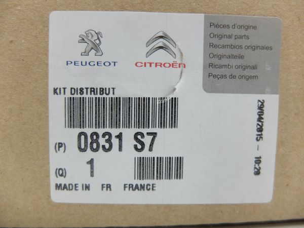 Timing Belt Kit, Set Original Citroen Peugeot Xantia Zx 306 406 1.8 16V 0831S7