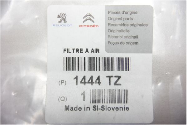 Air Filter  307 2.0 HDI 05.01> 1444TZ Peugeot