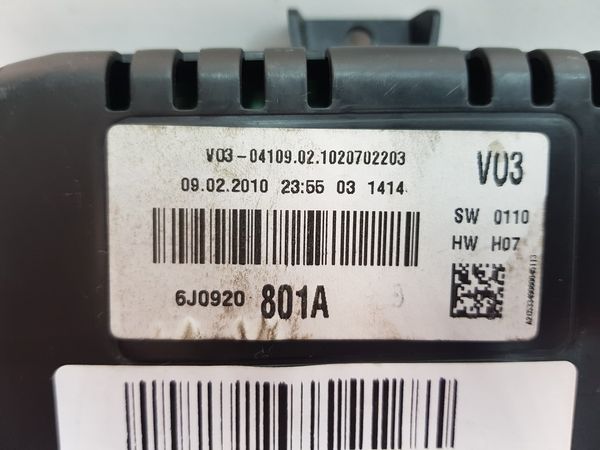 Speedometer/Instrument Cluster  Seat Ibiza 6J0920801A 7855