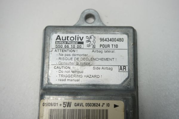 Airbag Controller  9643400480 Peugeot 206
